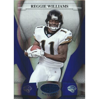 2008 Leaf Certified Materials Mirror Blue #63 Reggie Williams
