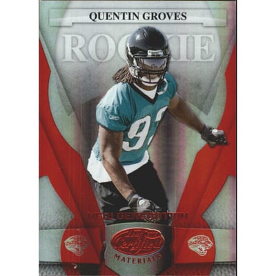 2008 Leaf Certified Materials Mirror Red #189 Quentin Groves