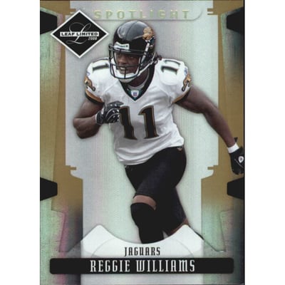 2008 Leaf Limited Gold Spotlight #49 Reggie Williams