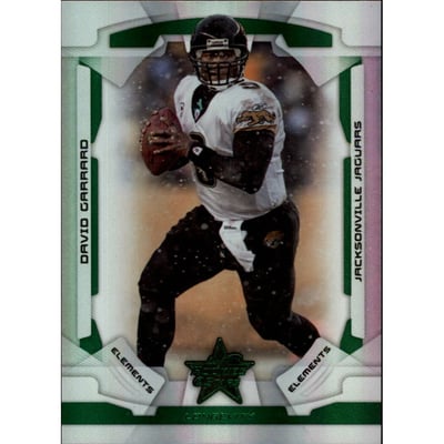 2008 Leaf Rookies and Stars Longevity Emerald #109 David Garrard ELE