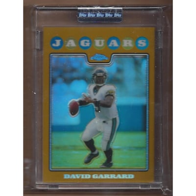 2008 Topps Chrome Gold Refractors #TC6 David Garrard