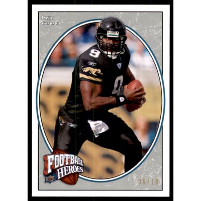 2008 Upper Deck Heroes Platinum #84 David Garrard