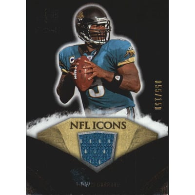2008 Upper Deck Icons NFL Icons Jersey Silver #NFL15 David Garrard