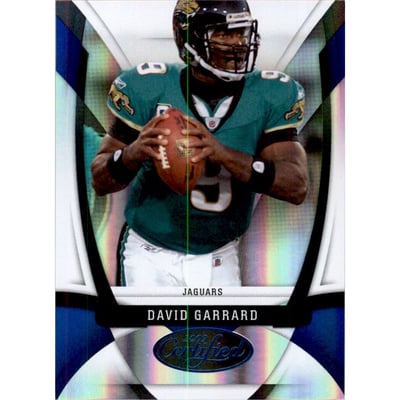 2009 Certified Mirror Blue #58 David Garrard