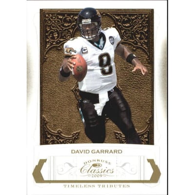 2009 Donruss Classics Timeless Tributes Gold #46 David Garrard