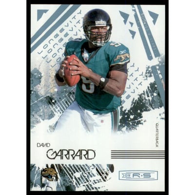 2009 Donruss Rookies and Stars Longevity Parallel Platinum #46 David Garrard