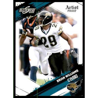 2009 Score Artist's Proof #141 Brian Williams