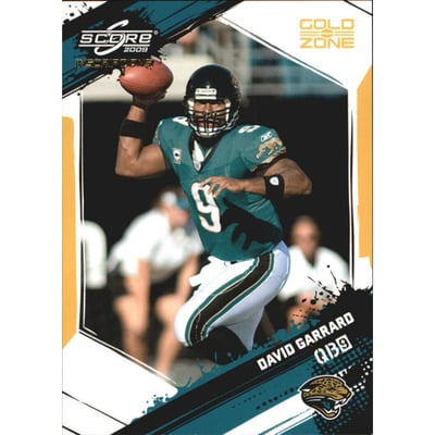 2009 Score Inscriptions Gold Zone #132 David Garrard