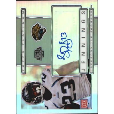 2009 Topps Platinum Rookie Autographs #156 Rashad Jennings/1050