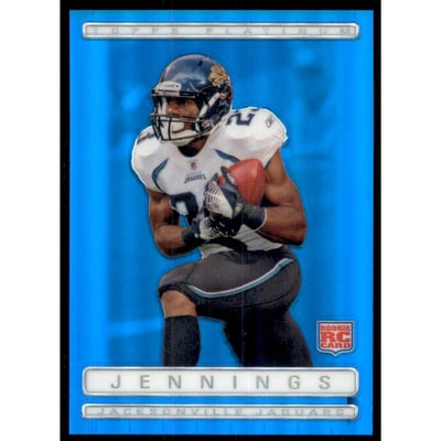 2009 Topps Platinum Rookie Blue Refractors #156 Rashad Jennings
