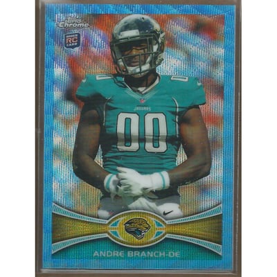 2012 Topps Chrome Blue Wave Refractors #BW104 Andre Branch
