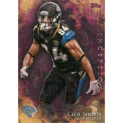 2014 Topps Inception Magenta #9 Cecil Shorts