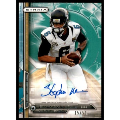2014 Topps Strata Autographs Emerald #200 Stephen Morris