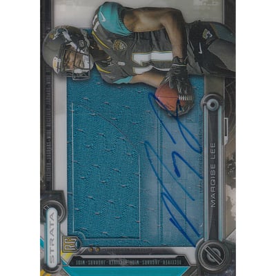 2014 Topps Strata Clear Cut Rookie Relic Autographs #CCARML Marqise Lee