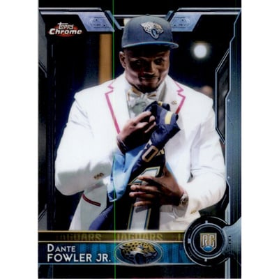 2015 Topps Chrome Black Refractors #127 Dante Fowler Jr.