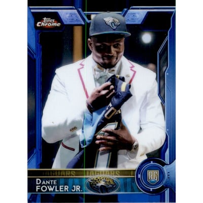 2015 Topps Chrome Blue Refractors #127 Dante Fowler Jr.