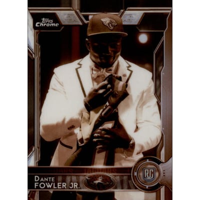 2015 Topps Chrome Sepia Refractors #127 Dante Fowler Jr.