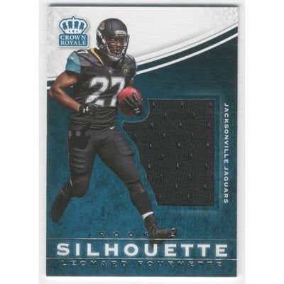 2017 Crown Royale Jumbo Rookie Silhouette Jerseys #16 Leonard Fournette