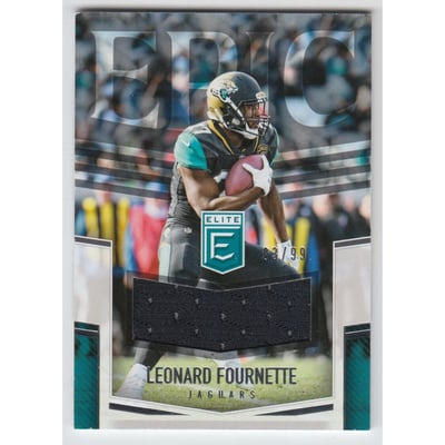 2018 Elite Epic Materials #5 Leonard Fournette