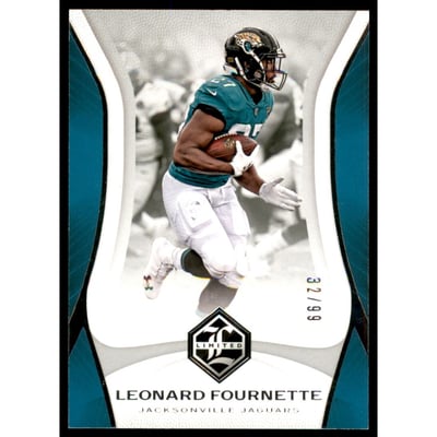2018 Limited Silver Spotlight #46 Leonard Fournette