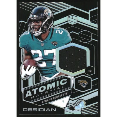 2018 Panini Obsidian Atomic Materials #13 Leonard Fournette