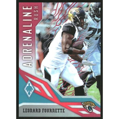 2018 Panini Phoenix Adrenaline Rush Pink #18 Leonard Fournette