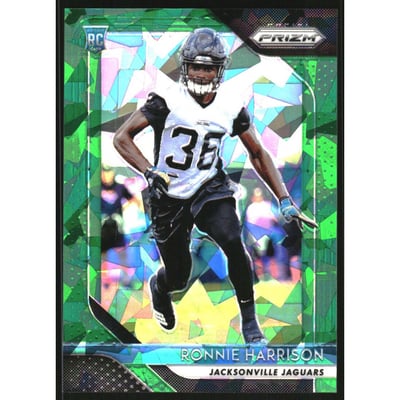 2018 Panini Prizm Prizms Green Crystals #268 Ronnie Harrison