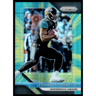 2018 Panini Prizm Prizms Hyper #109 Leonard Fournette