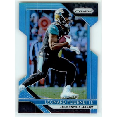 2018 Panini Prizm Prizms Light Blue #109 Leonard Fournette