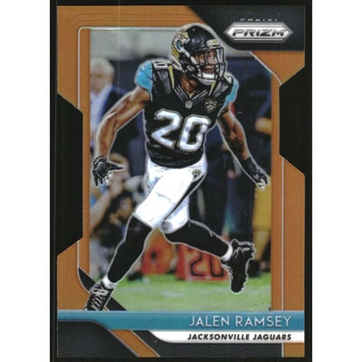 2018 Panini Prizm Prizms Orange #110 Jalen Ramsey