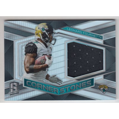 2018 Panini Spectra Cornerstone Materials #18 Leonard Fournette/199