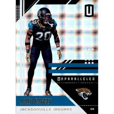 2018 Panini Unparalleled Superplaid #90 Jalen Ramsey