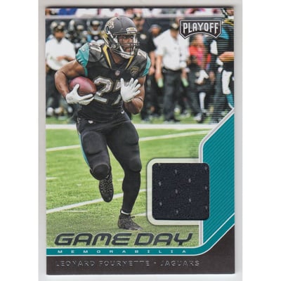 2018 Playoff Game Day Memorabilia #10 Leonard Fournette