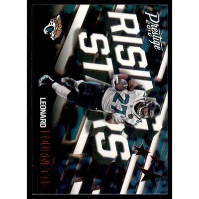 2018 Prestige Rising Stars Xtra Points Red #10 Leonard Fournette