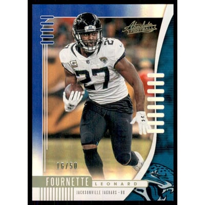 2019 Absolute Spectrum Blue #37 Leonard Fournette