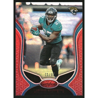 2019 Certified Mirror Red #32 Leonard Fournette