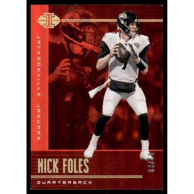 2019 Panini Illusions Trophy Collection Red #78 Nick Foles