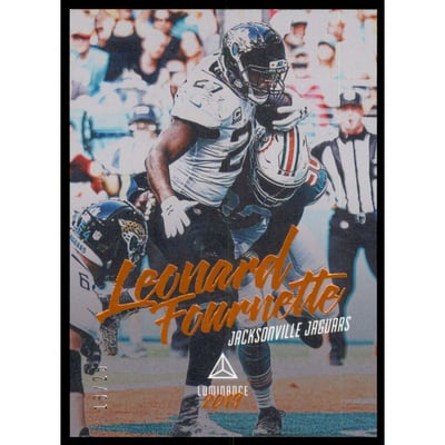 2019 Panini Luminance Orange #43 Leonard Fournette