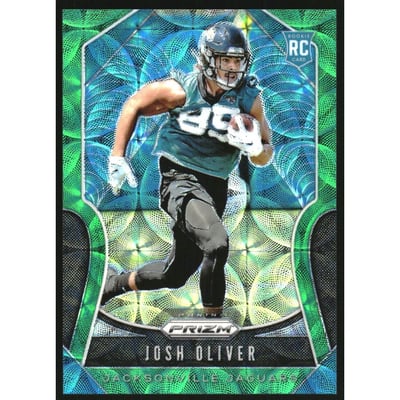 2019 Panini Prizm Prizms Green Scope #371 Josh Oliver