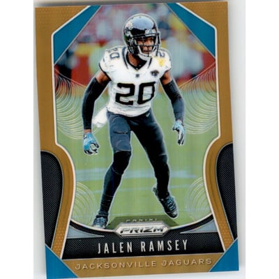2019 Panini Prizm Prizms Orange #157 Jalen Ramsey