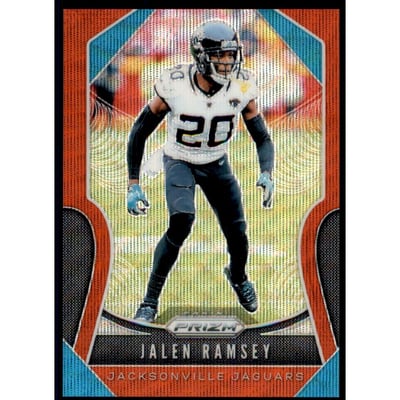 2019 Panini Prizm Prizms Red Wave #157 Jalen Ramsey