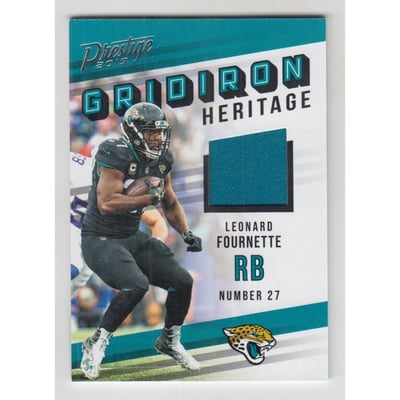 2019 Prestige Gridiron Heritage Jerseys #30 Leonard Fournette