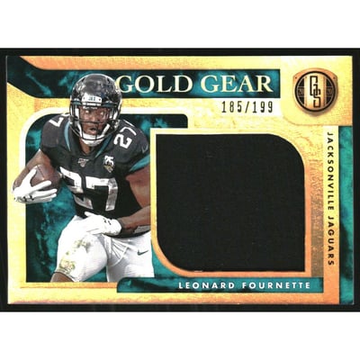 2020 Panini Gold Standard Gold Gear #39 Leonard Fournette