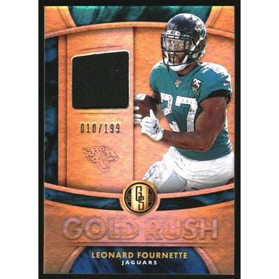 2020 Panini Gold Standard Gold Rush Materials #16 Leonard Fournette/199
