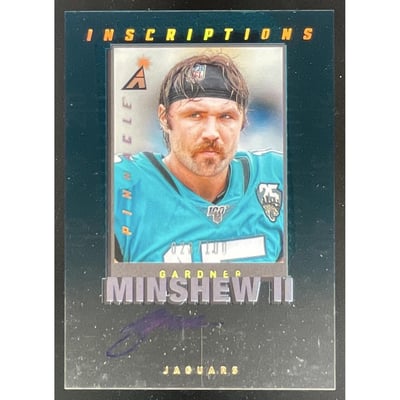 2020 Panini Pinnacle Inscriptions #PI-GM Gardner Minshew II /100