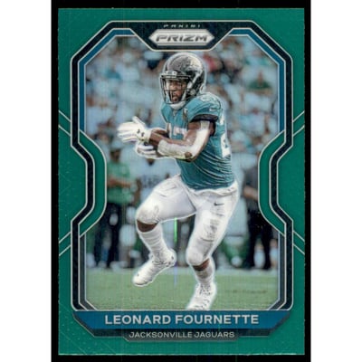 2020 Panini Prizm Prizms Green #93 Leonard Fournette