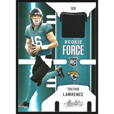 2021 Absolute Rookie Force Jerseys #1 Trevor Lawrence