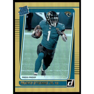 2021 Donruss Press Proof Premium #258 Travis Etienne Jr. RR