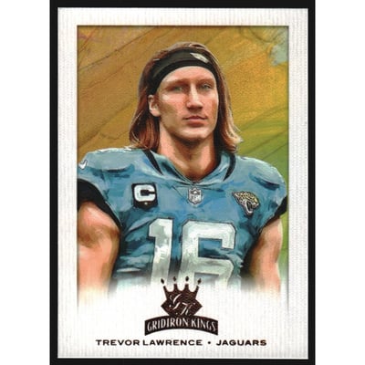2021 Panini Chronicles Gridiron Kings Bronze #1 Trevor Lawrence