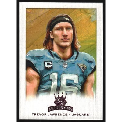 2021 Panini Chronicles Gridiron Kings Pink #1 Trevor Lawrence